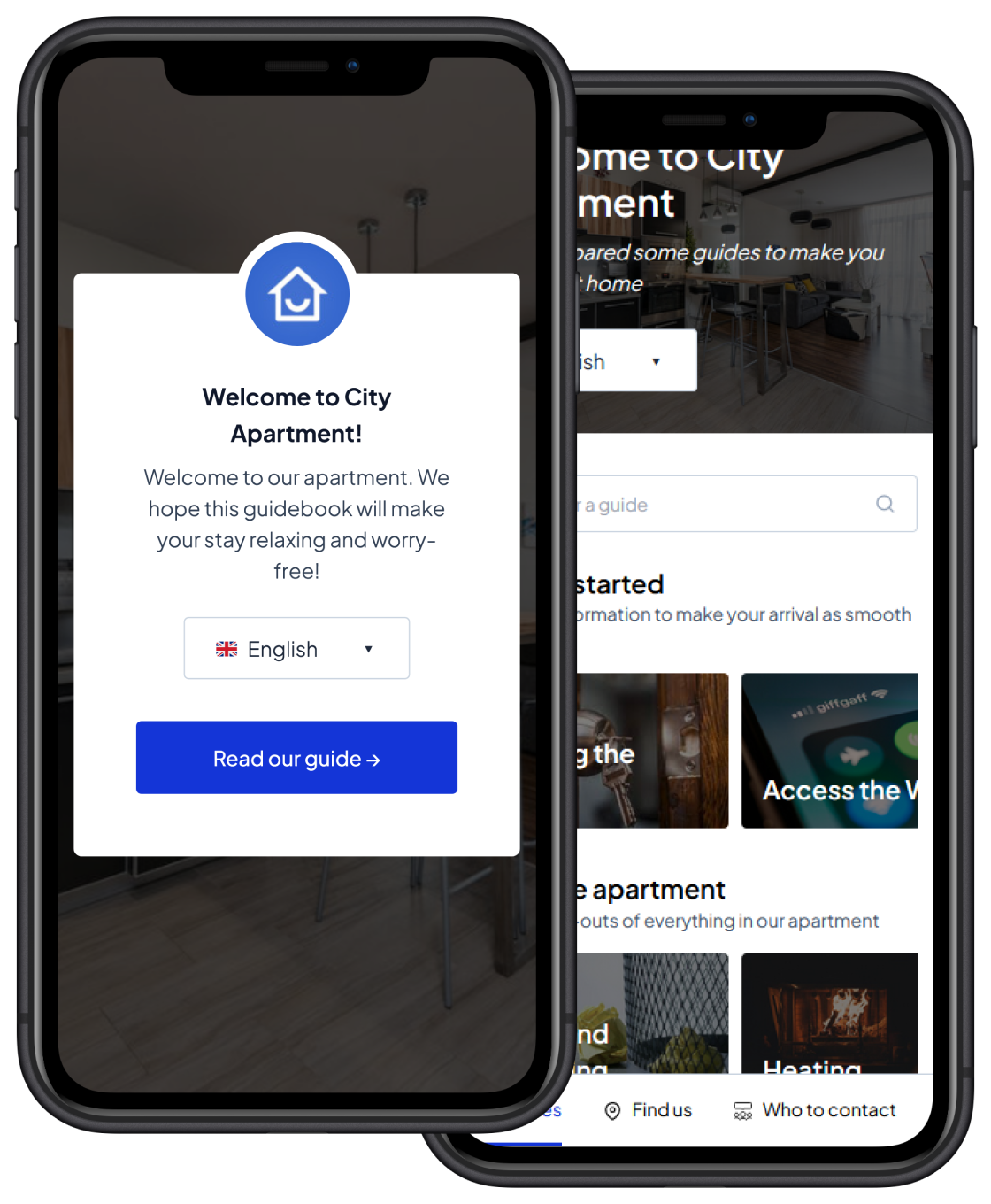 Guestkit's property editor interface, and guest-facing app interface